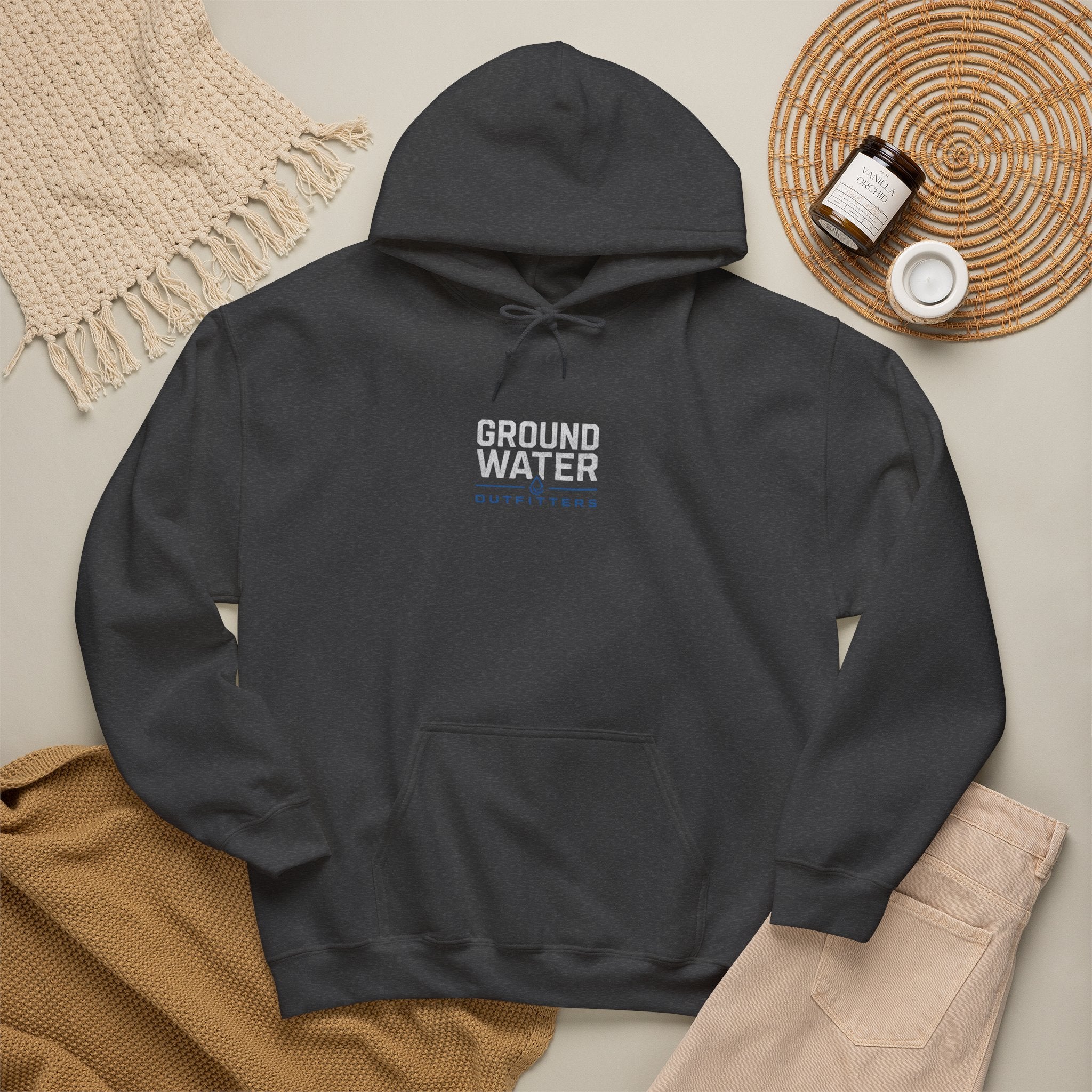 Ground Water Outfitters Hoodie — Vintage Truck Outdoors Pullover