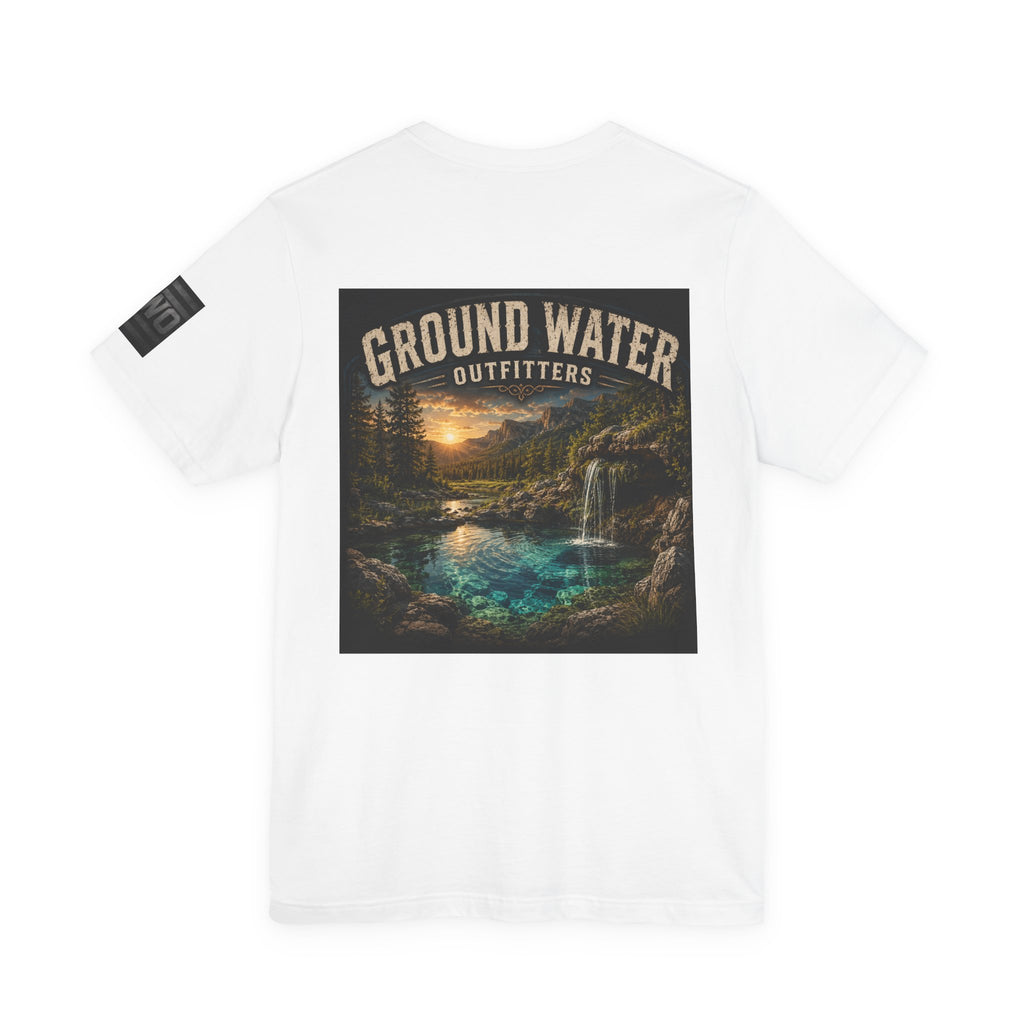 Ground Water Outfitters Nature Graphic Tee — Scenic Mountain Lake T-Shirt
