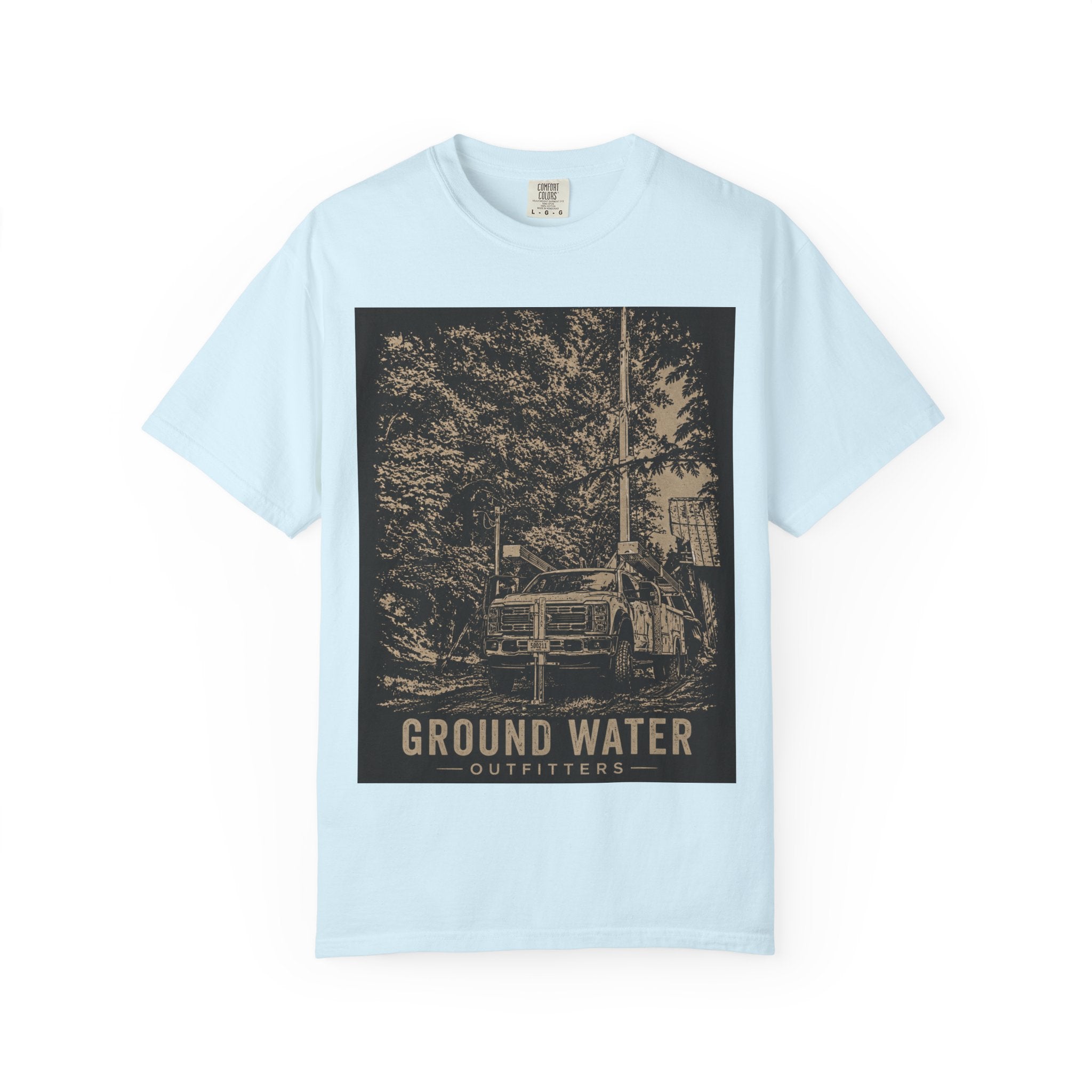 Ground Water Outfitters Truck Tee — Outdoor Adventure Graphic T-Shirt