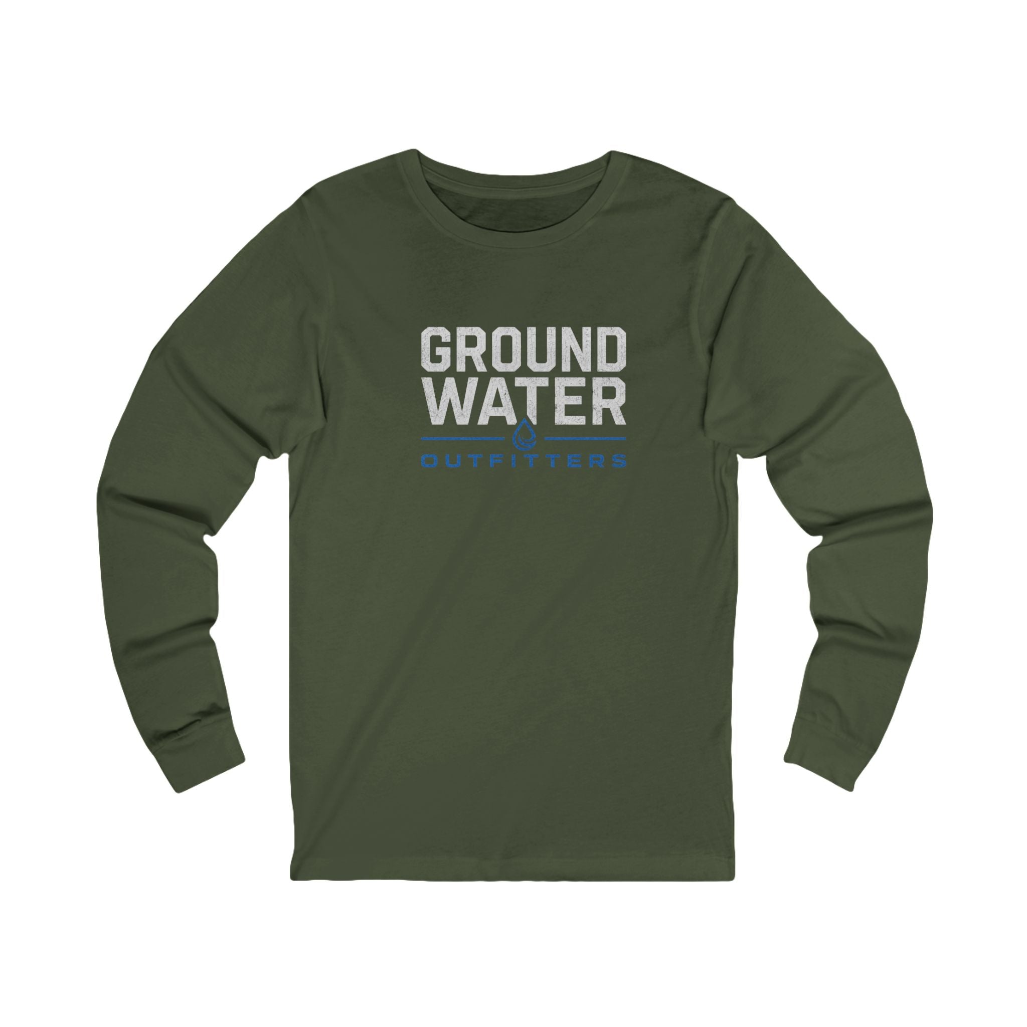 Ground Water Outfitters Long Sleeve Tee — Outdoor Fishing Adventure Shirt