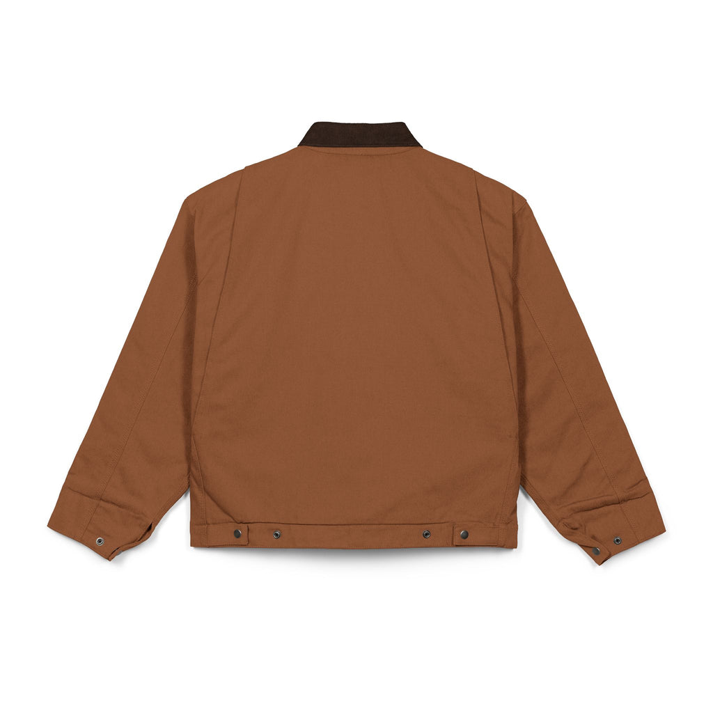 Work Jacket — Small Floral Skull Chest Patch