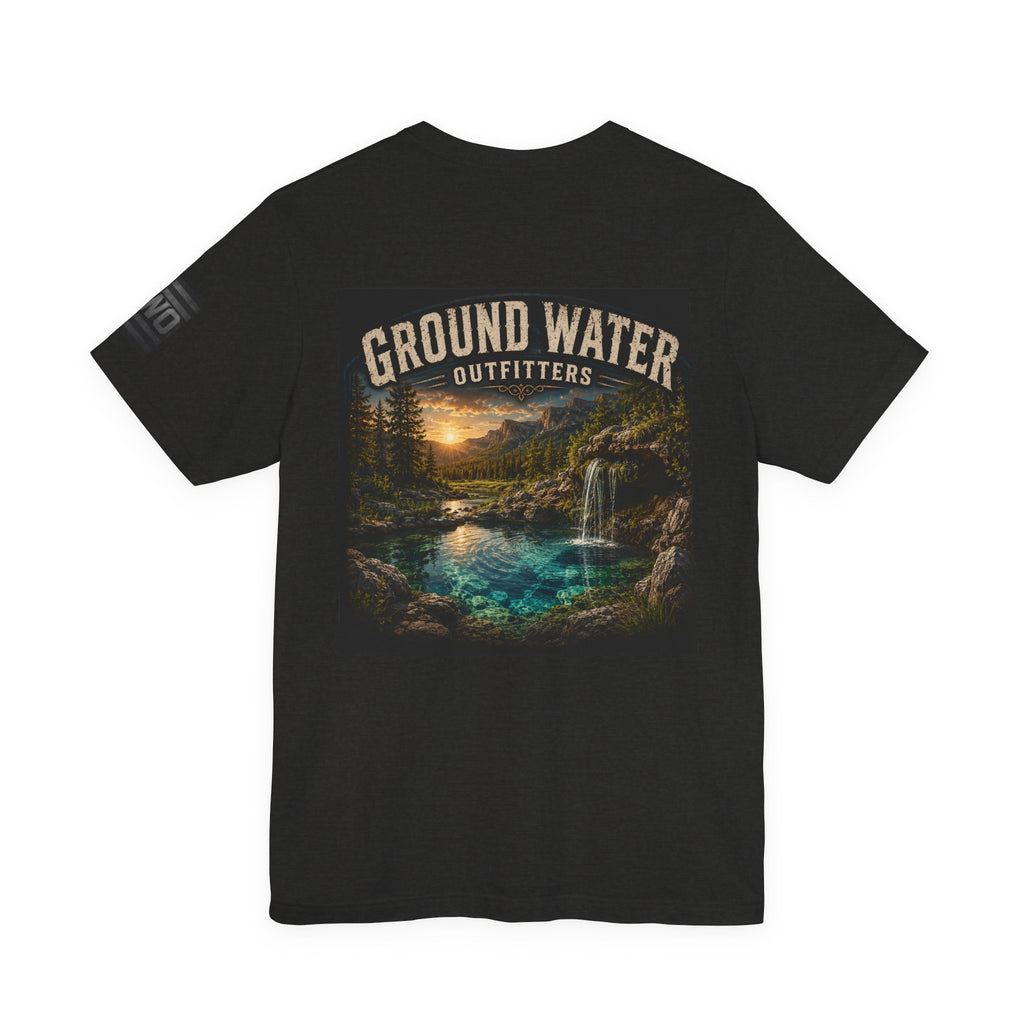 Ground Water Outfitters Nature Graphic Tee — Scenic Mountain Lake T-Shirt