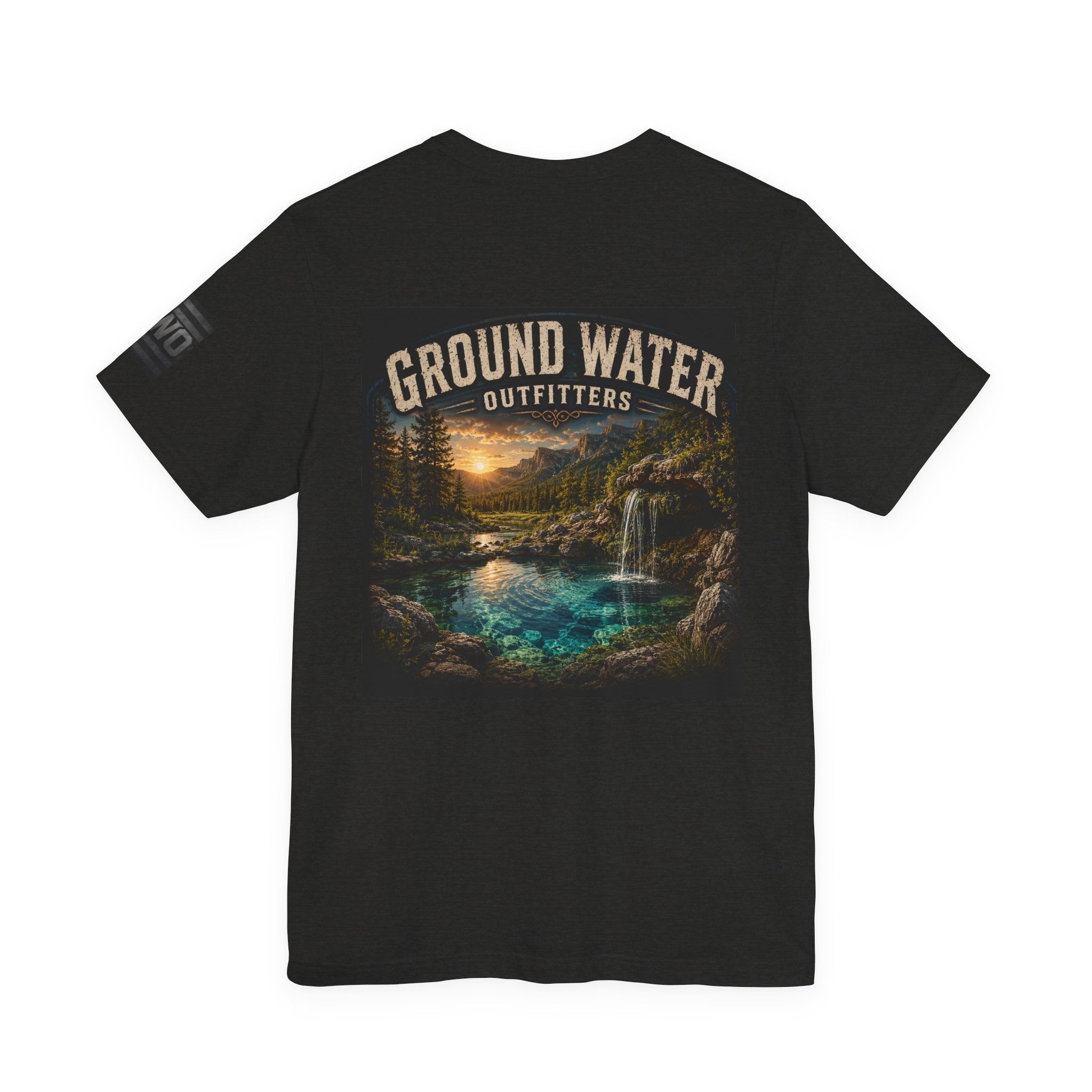 Ground Water Outfitters Nature Graphic Tee — Scenic Mountain Lake T-Shirt