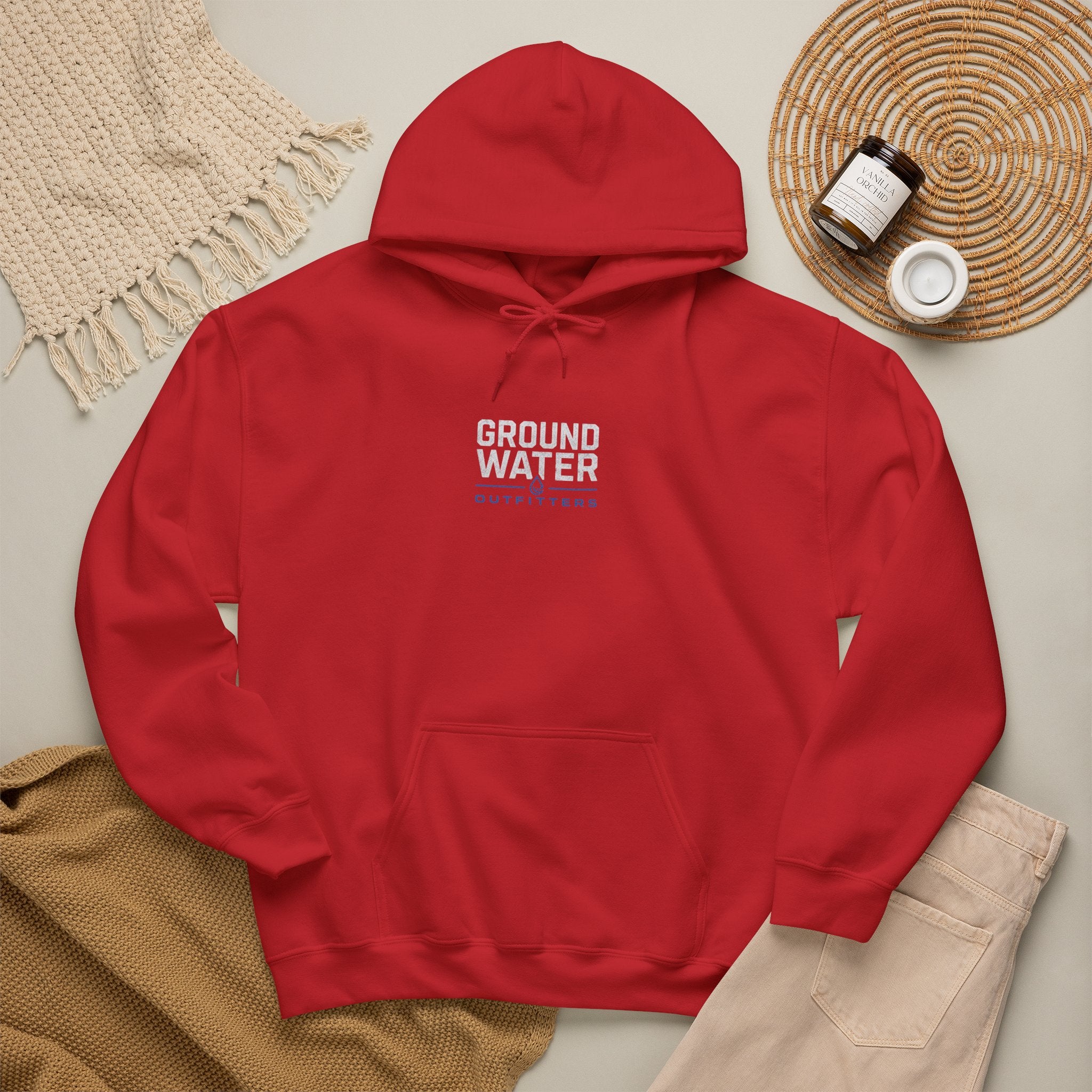 Ground Water Outfitters Hoodie — Vintage Truck Outdoors Pullover