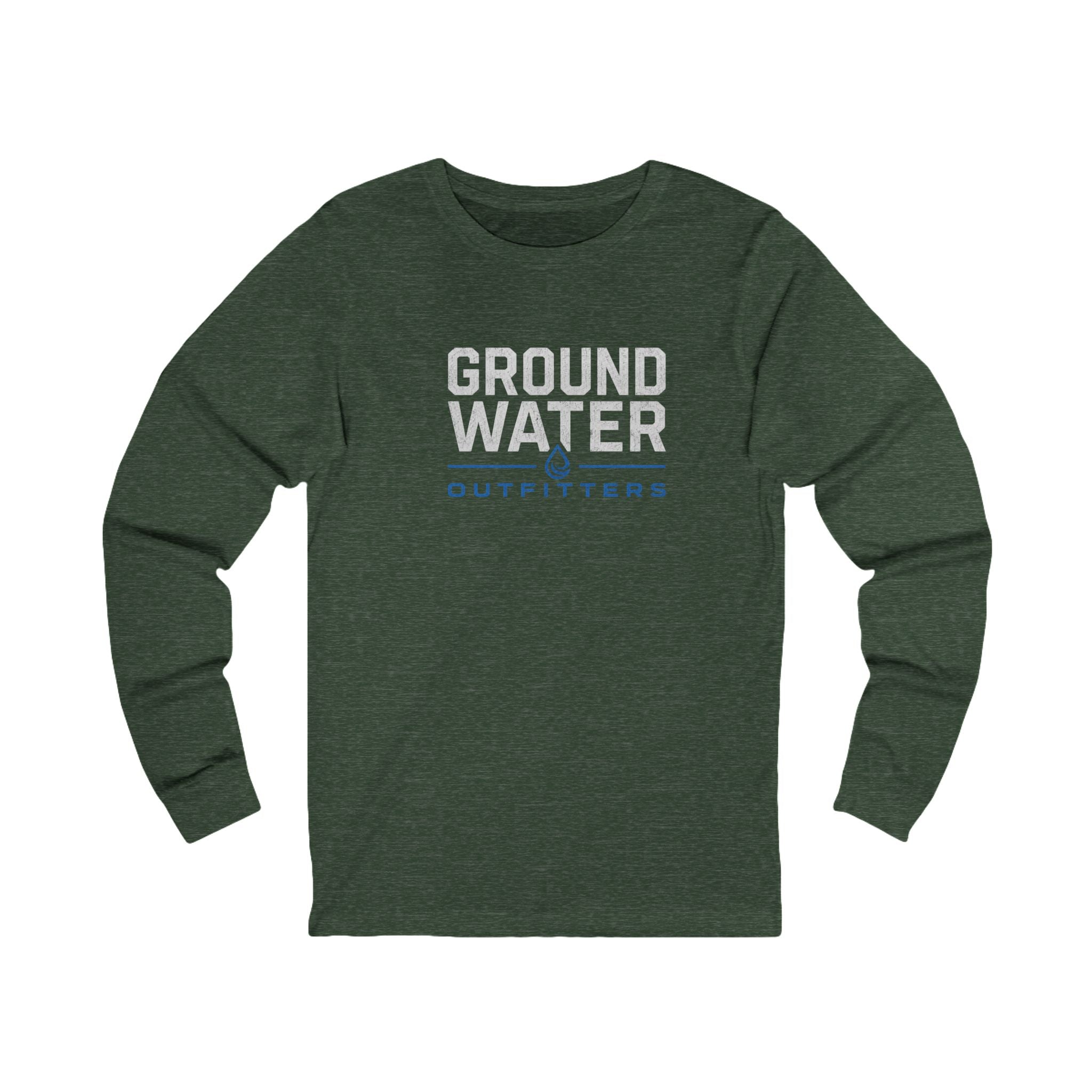Ground Water Outfitters Long Sleeve Tee — Outdoor Fishing Adventure Shirt