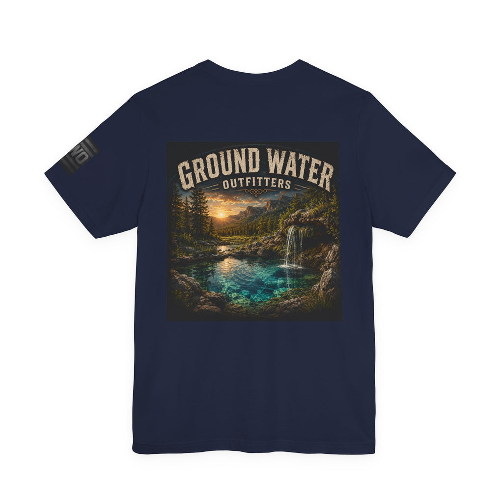 Ground Water Outfitters Nature Graphic Tee — Scenic Mountain Lake T-Shirt