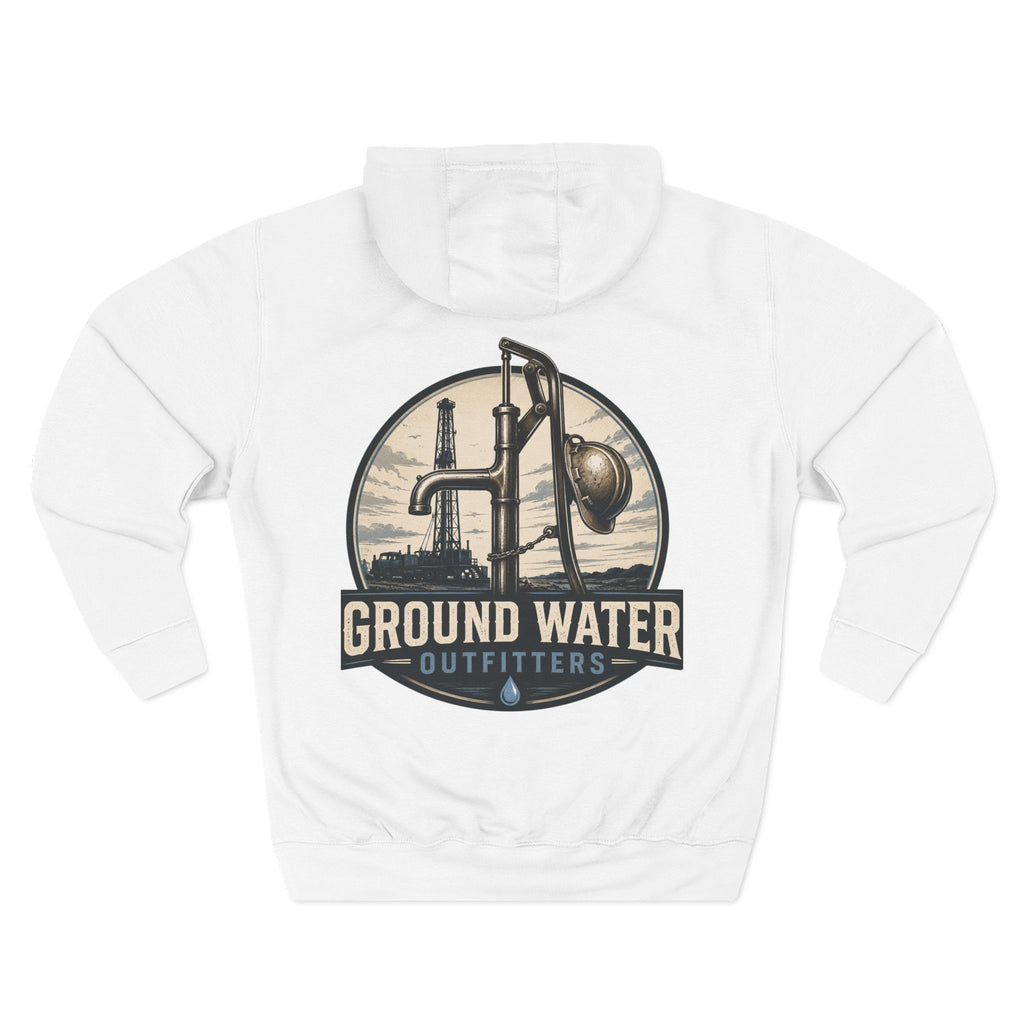 Three-Panel Fleece Hoodie