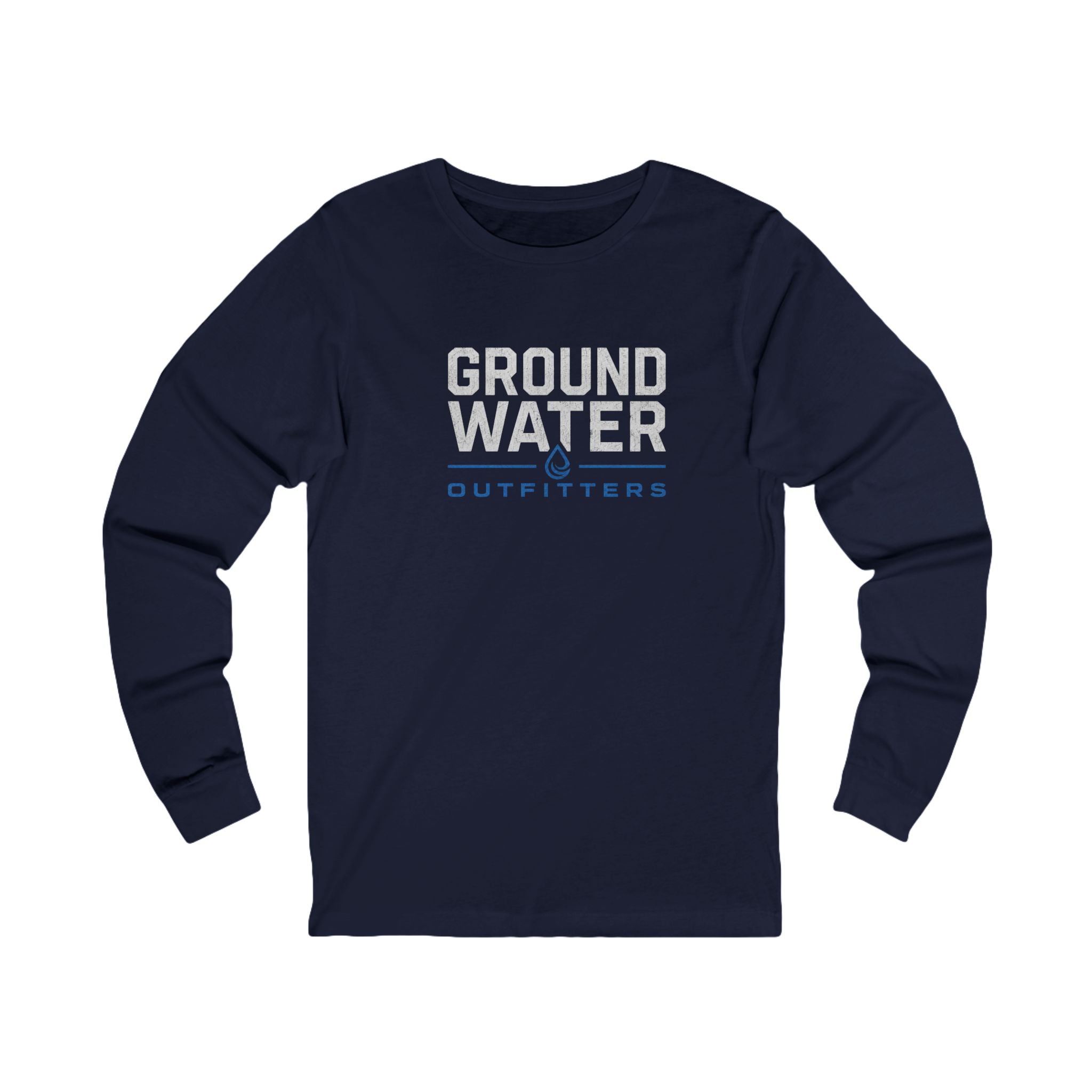 Ground Water Outfitters Long Sleeve Tee — Outdoor Fishing Adventure Shirt