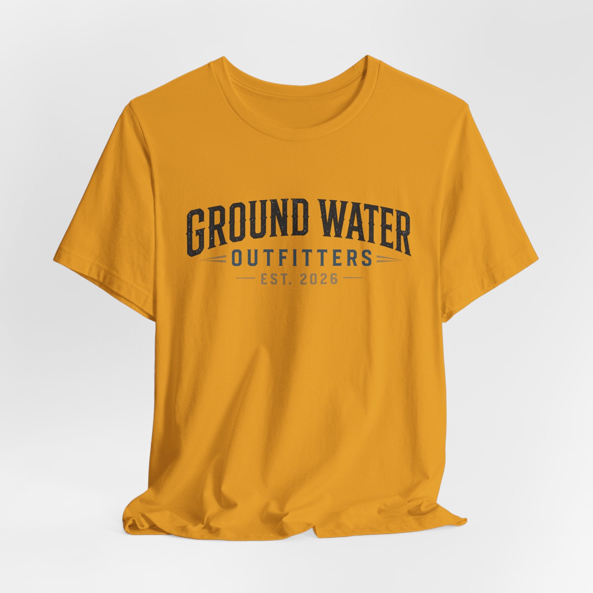 Ground Water Outfitters Tee – 'Ground Water' Arch Logo T‑Shirt