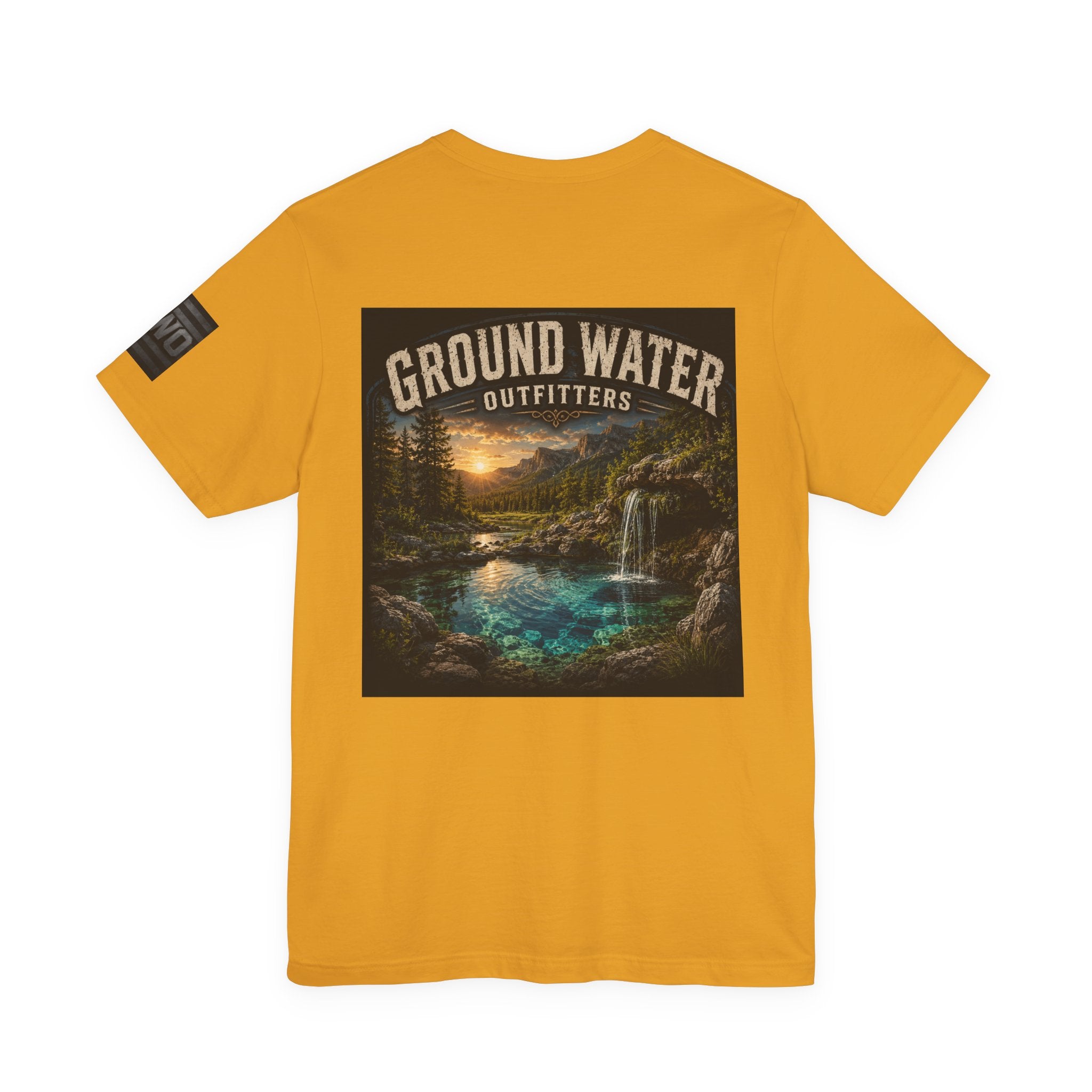 Ground Water Outfitters Nature Graphic Tee — Scenic Mountain Lake T-Shirt