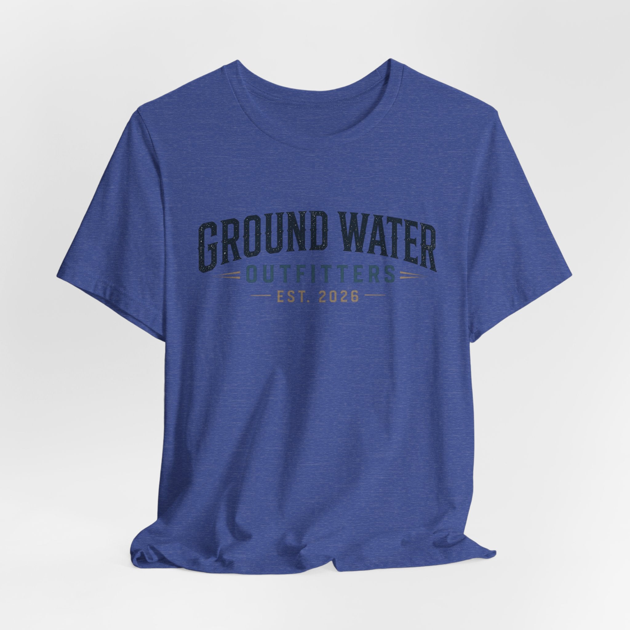 Ground Water Outfitters Tee – 'Ground Water' Arch Logo T‑Shirt