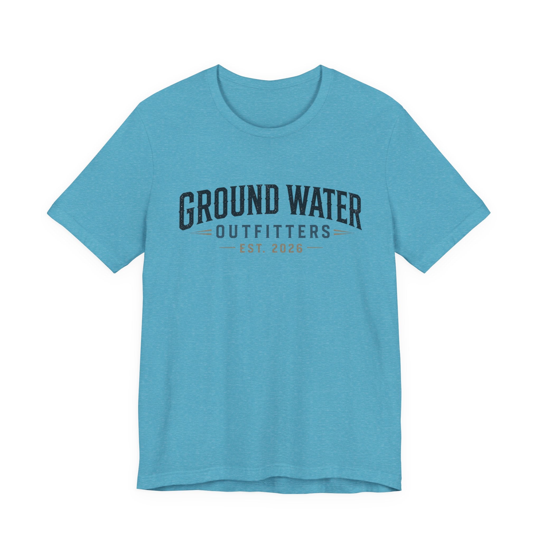 Ground Water Outfitters Tee – 'Ground Water' Arch Logo T‑Shirt