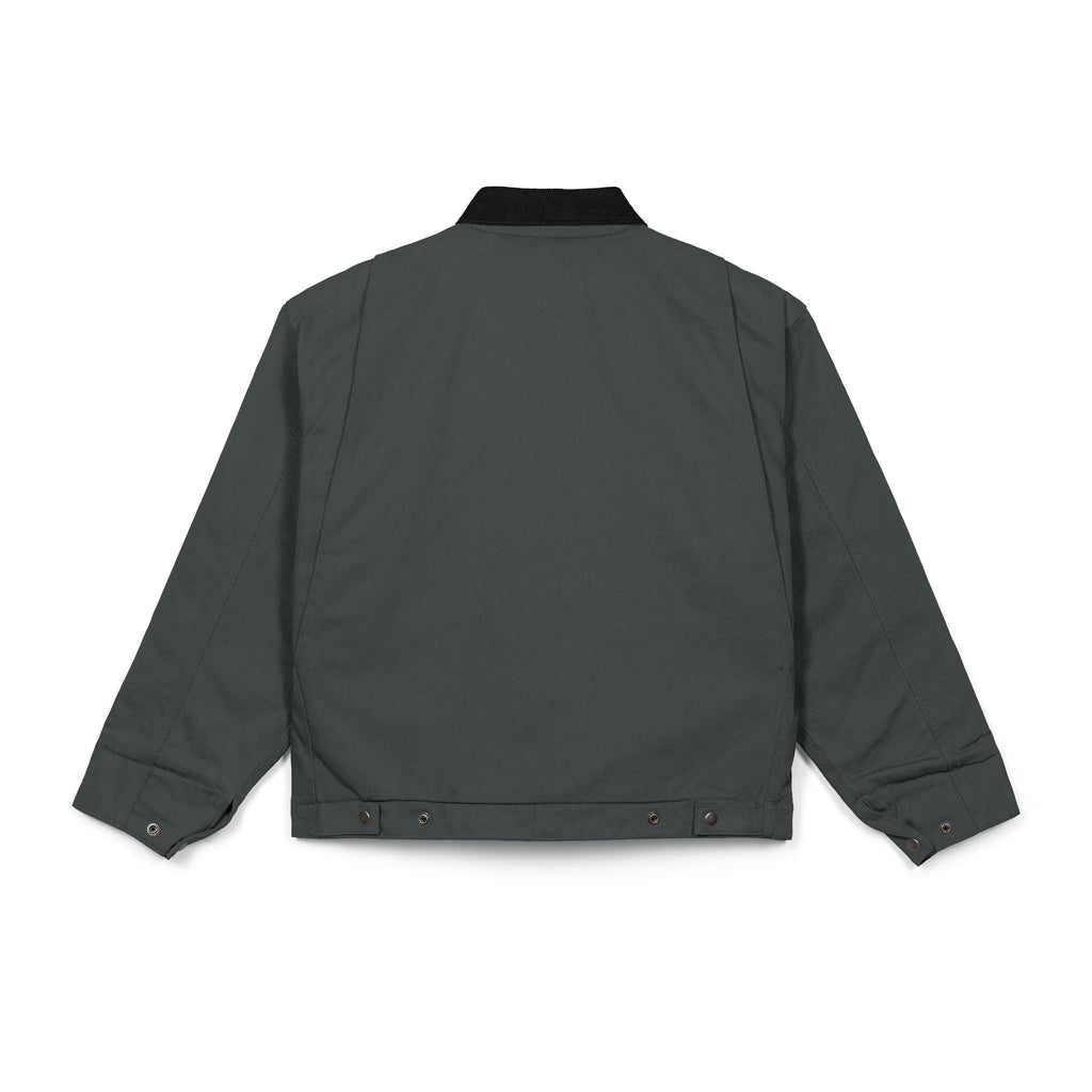 Work Jacket — Small Floral Skull Chest Patch