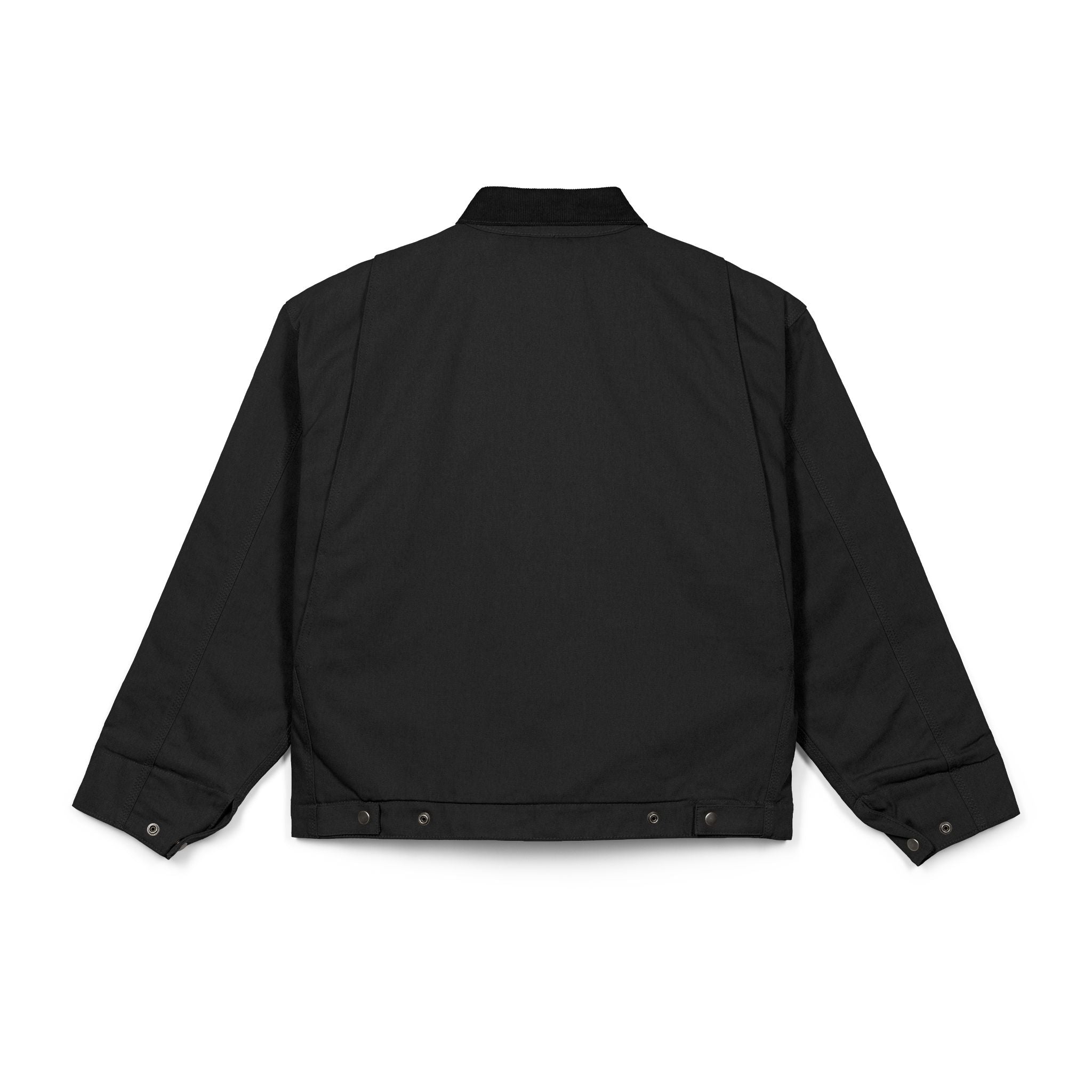 Work Jacket — Small Floral Skull Chest Patch