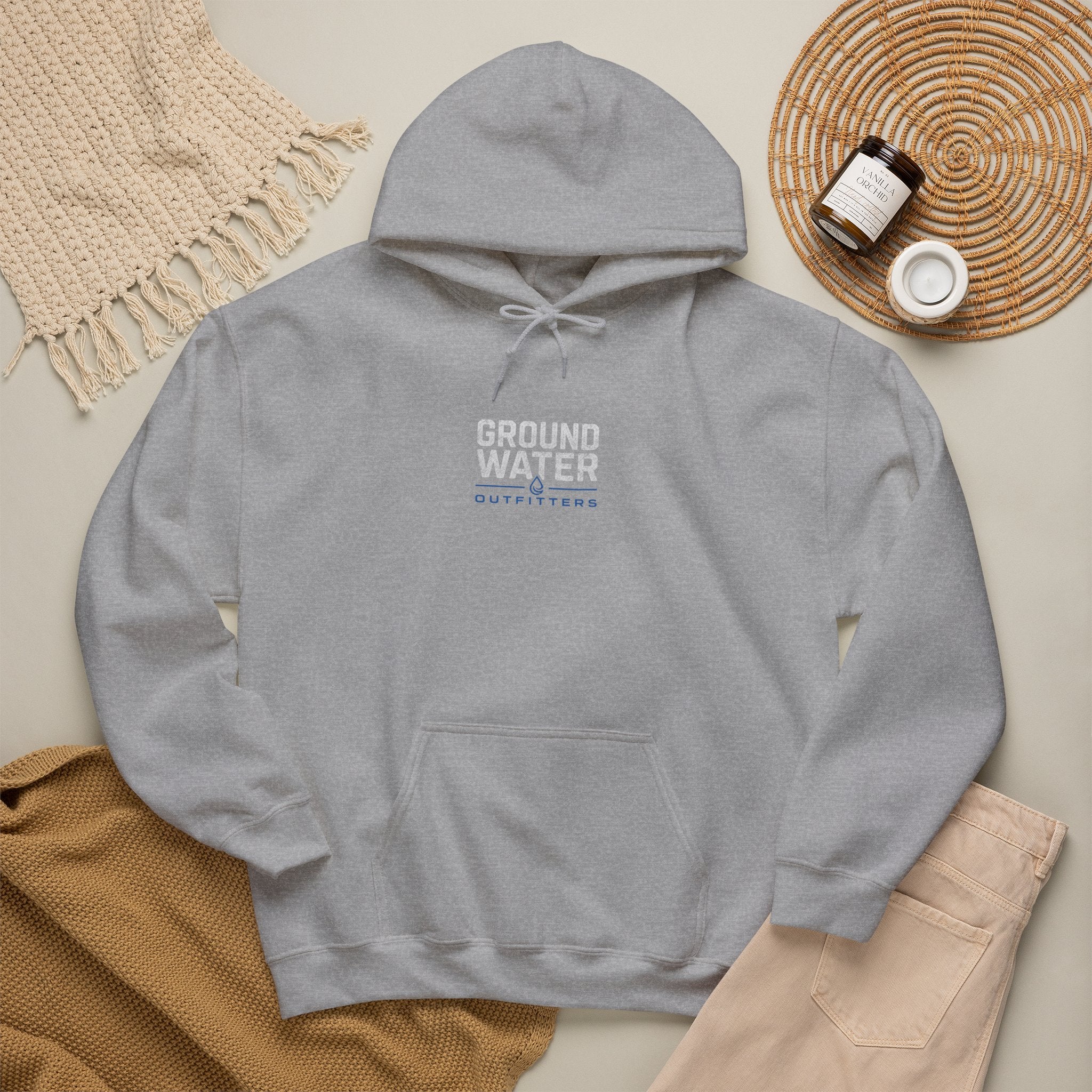 Ground Water Outfitters Hoodie — Vintage Truck Outdoors Pullover