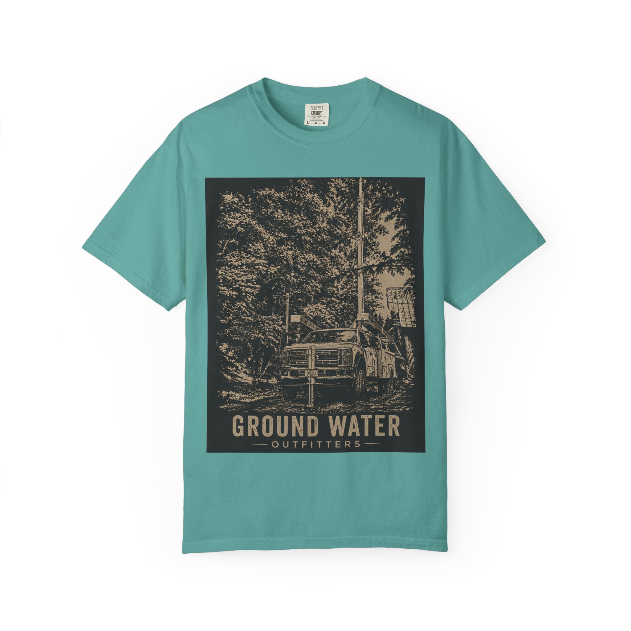 Ground Water Outfitters Truck Tee — Outdoor Adventure Graphic T-Shirt