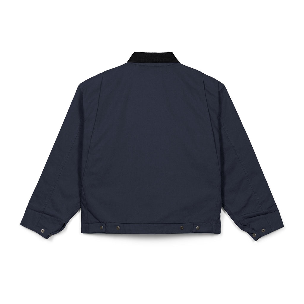Work Jacket — Small Floral Skull Chest Patch
