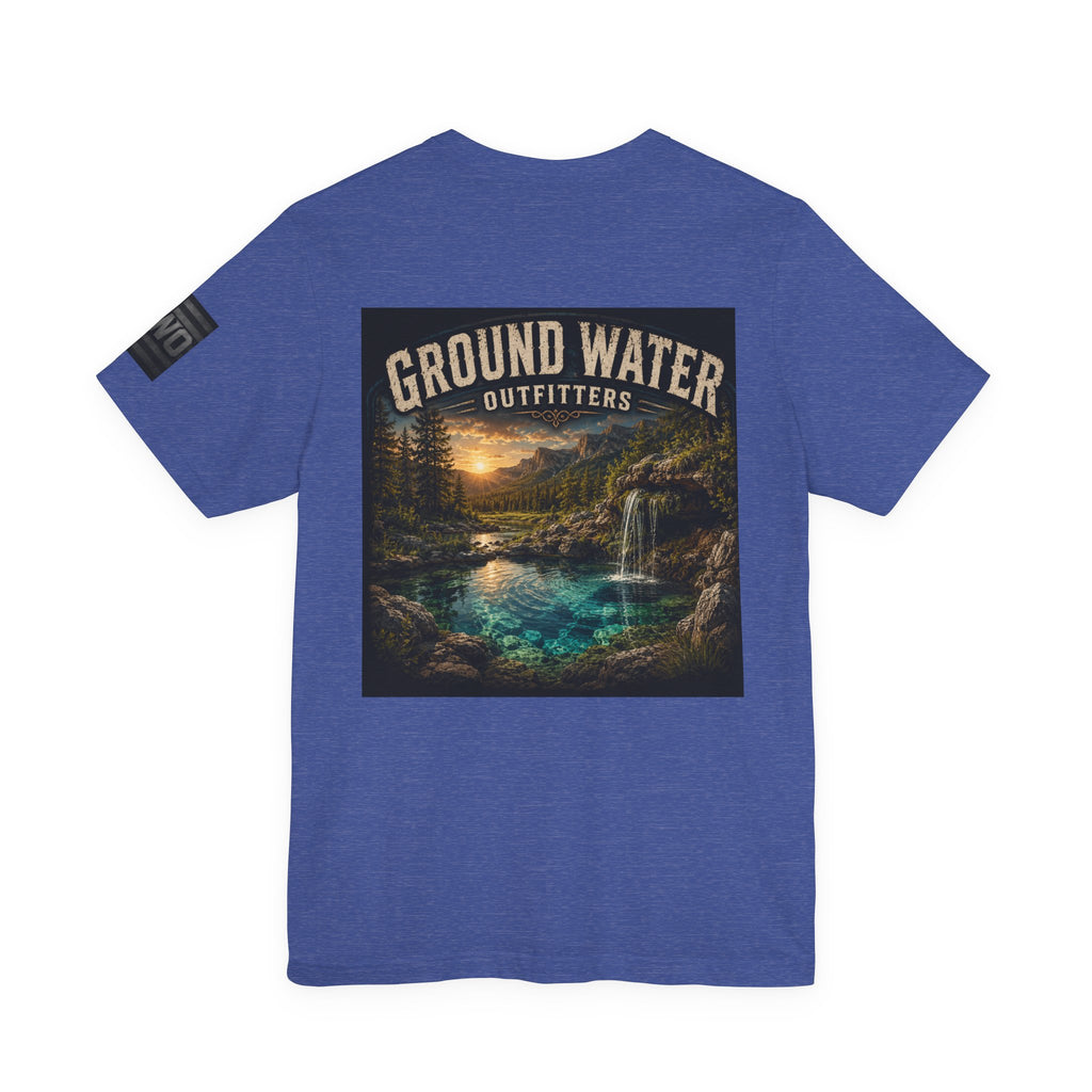 Ground Water Outfitters Nature Graphic Tee — Scenic Mountain Lake T-Shirt