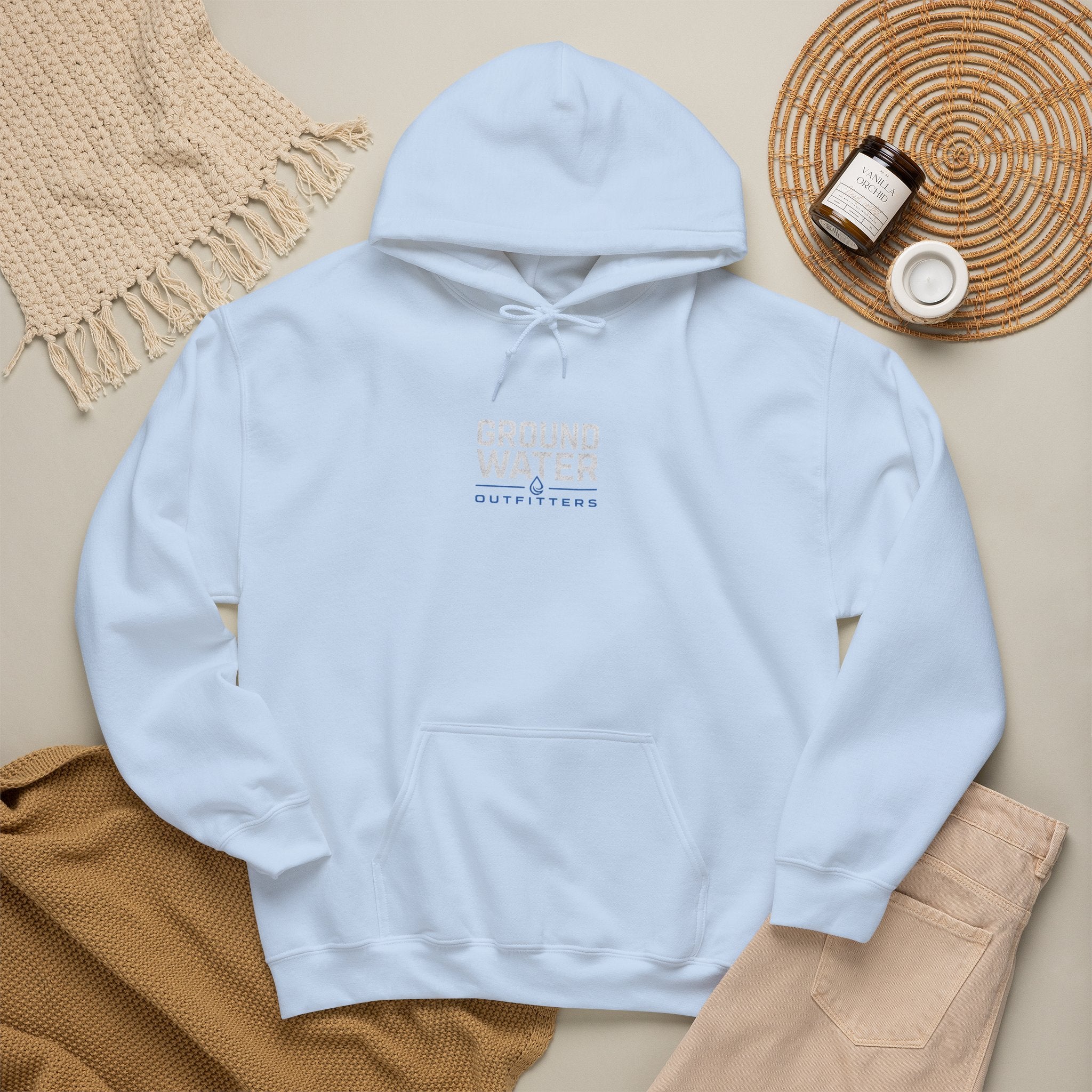 Ground Water Outfitters Hoodie — Vintage Truck Outdoors Pullover