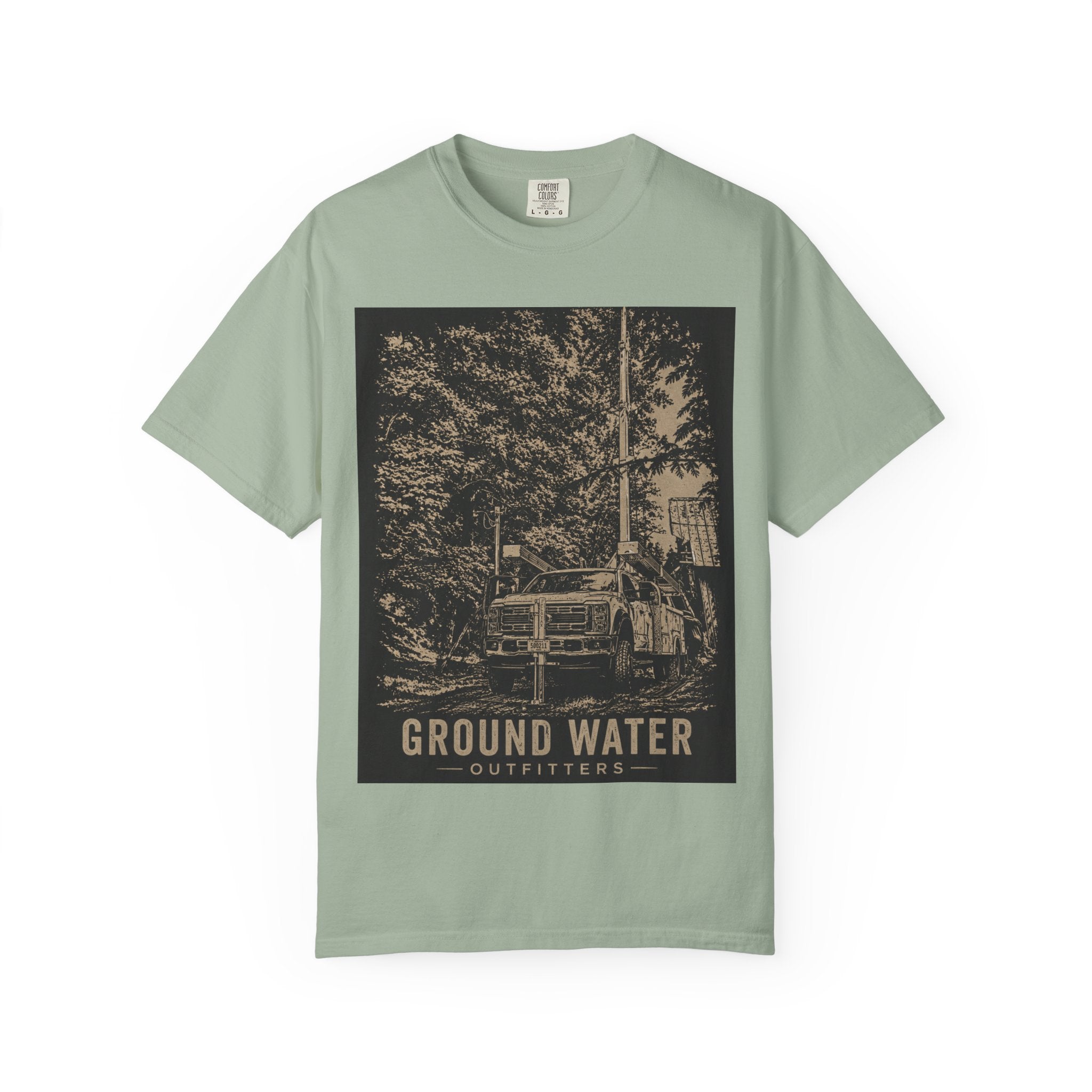 Ground Water Outfitters Truck Tee — Outdoor Adventure Graphic T-Shirt