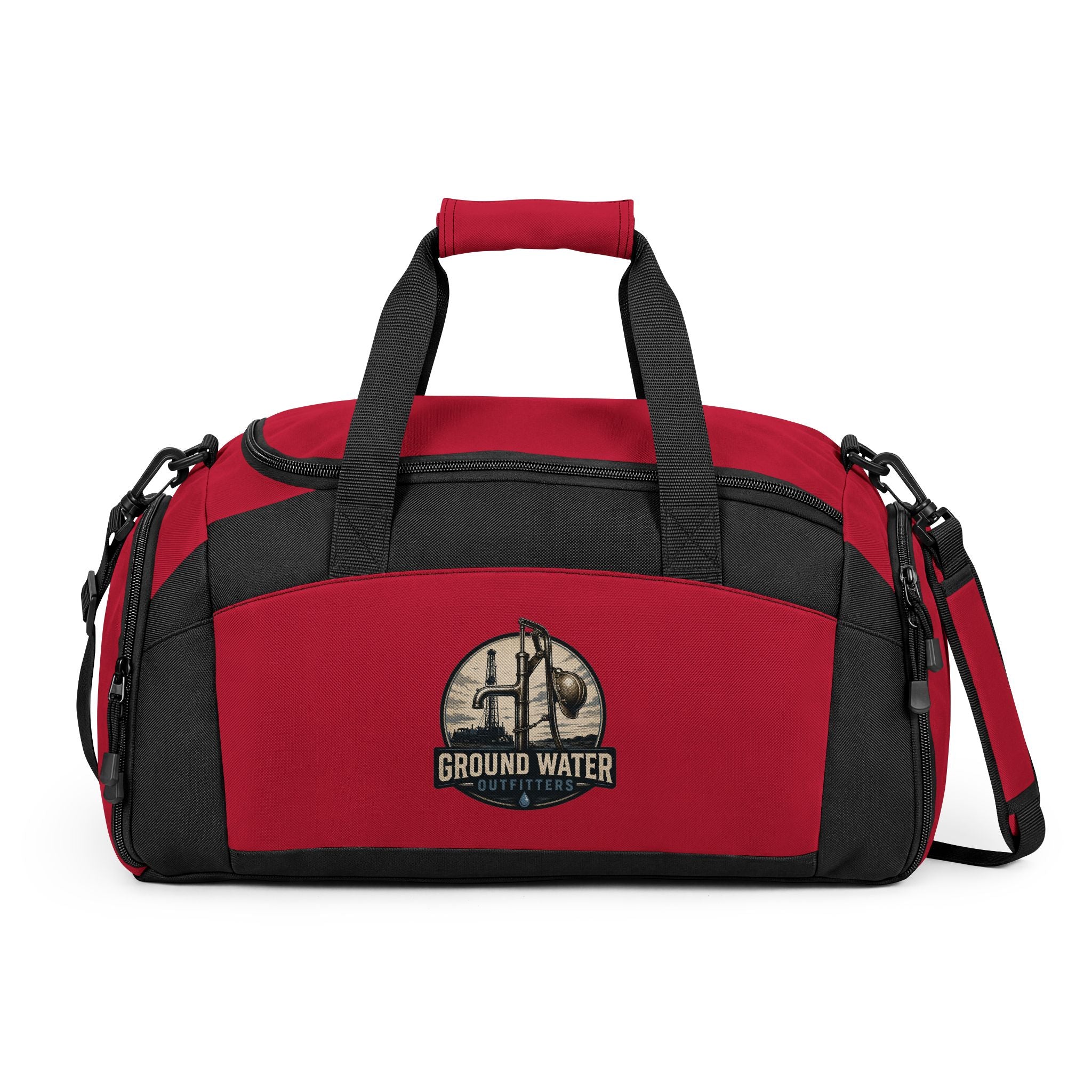 Ground Water Logo Gym Bag — Durable Duffel for Fitness & Travel