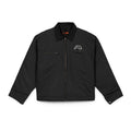 Work Jacket — Small Floral Skull Chest Patch