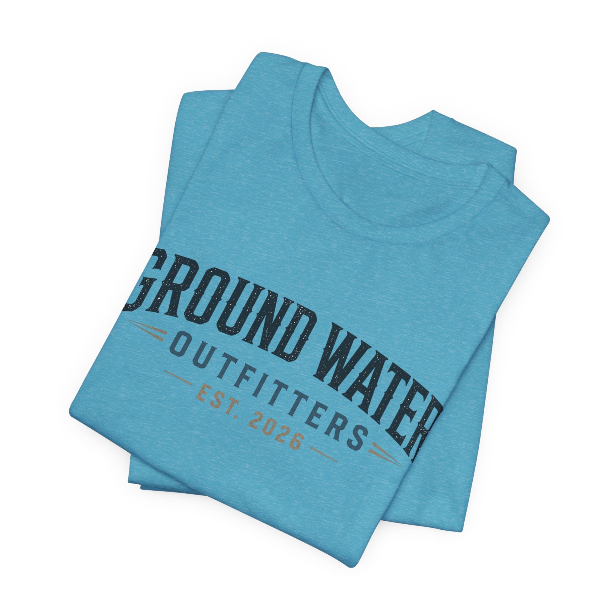 Ground Water Outfitters Tee – 'Ground Water' Arch Logo T‑Shirt