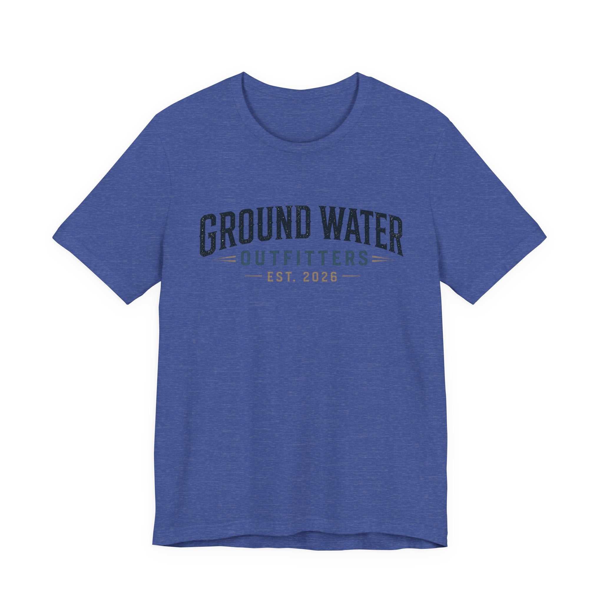 Ground Water Outfitters Tee – 'Ground Water' Arch Logo T‑Shirt