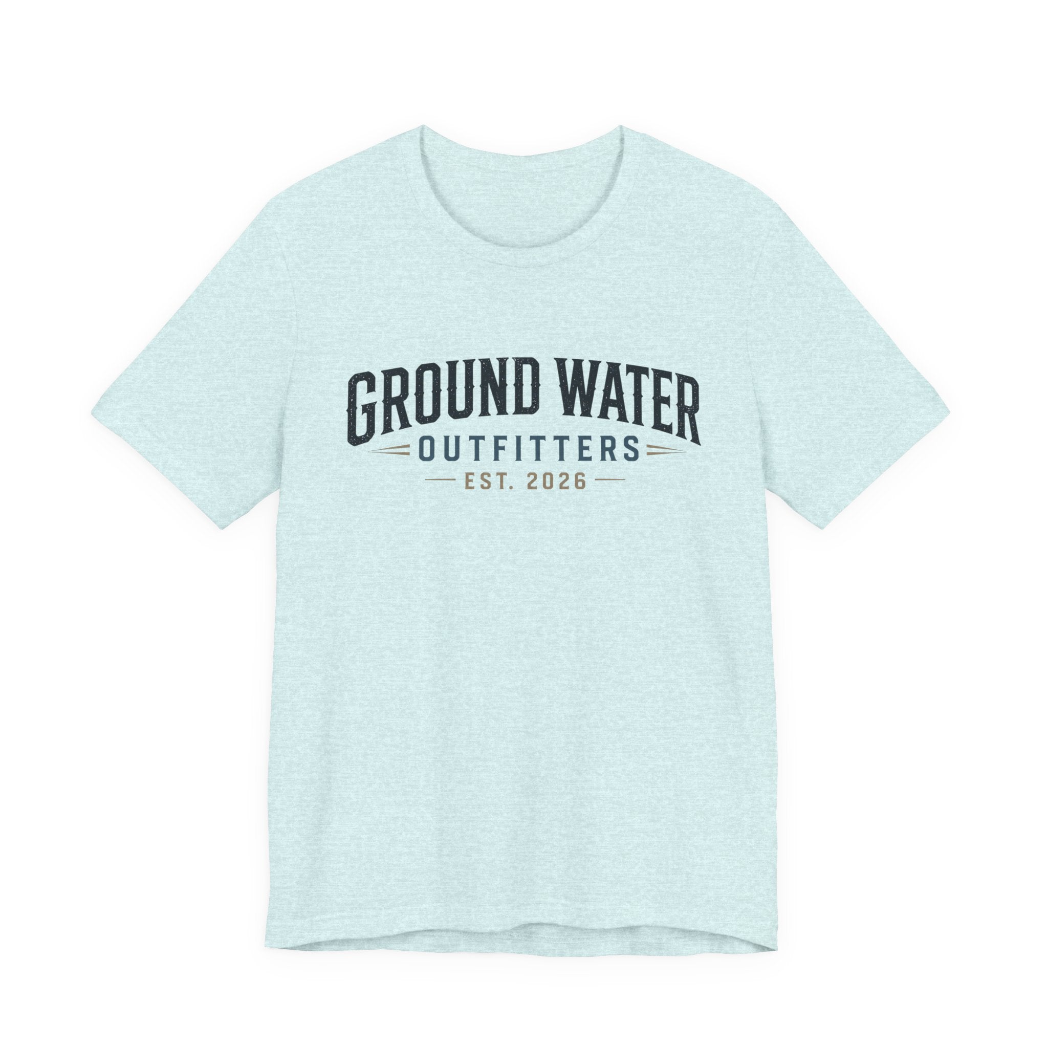 Ground Water Outfitters Tee – 'Ground Water' Arch Logo T‑Shirt