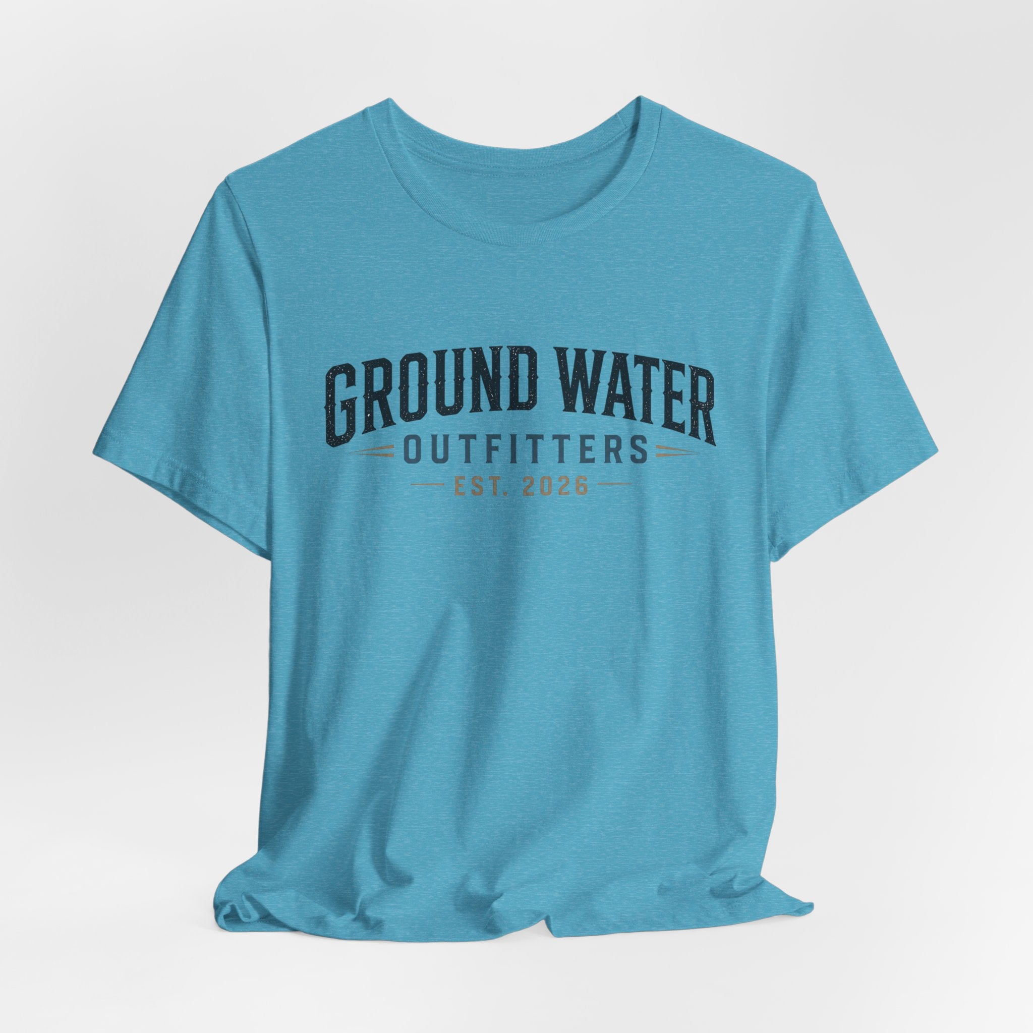 Ground Water Outfitters Tee – 'Ground Water' Arch Logo T‑Shirt